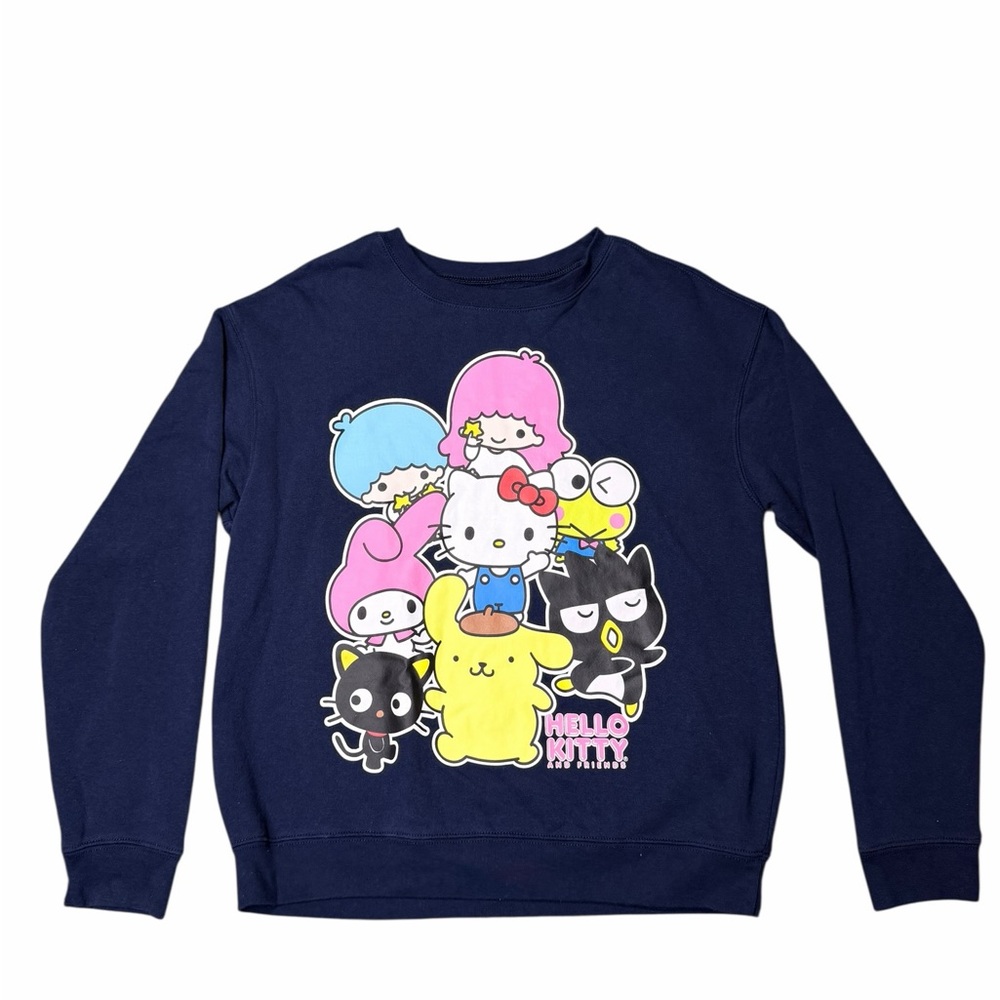 Hello Kitty Navy Blue  Size M Crewneck Hybrid  Apparel